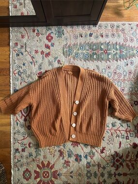Babaa Chunky No. 18 Cardigan - Rust